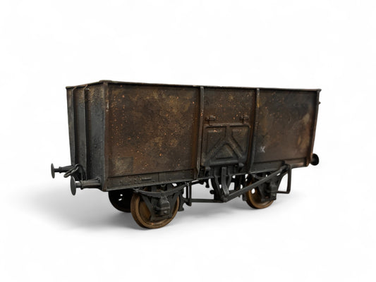 7F-041-004 O Gauge 14T Slope Sided Mineral BR Grey B11532 - Rusty Weathered (B)