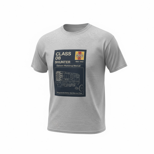Bunters Yard Class 08 Workshop Manual T-Shirt