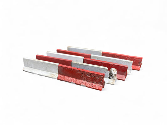 Concrete Jersey Road Barriers OO Gauge