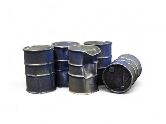 Dented Oil Drums - Weathered Blue - O Gauge