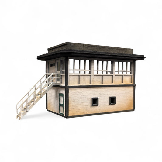 Type 15 ‘Eagle Crossing’ Signal Box Kit - Wood Base - OO Gauge