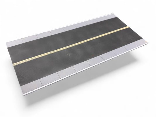 O Gauge Era 8 Tarmac Island Platform Straight - 180mm