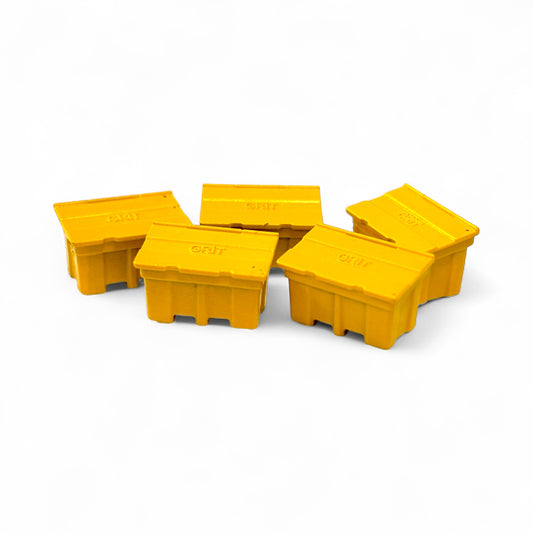 Standard Grit Bins - Yellow - OO Gauge