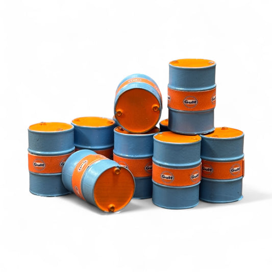 Gulf Racing Oil Drums - TT:120