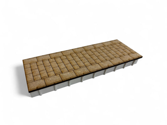 Paved Style Island Platform Section - TT:120