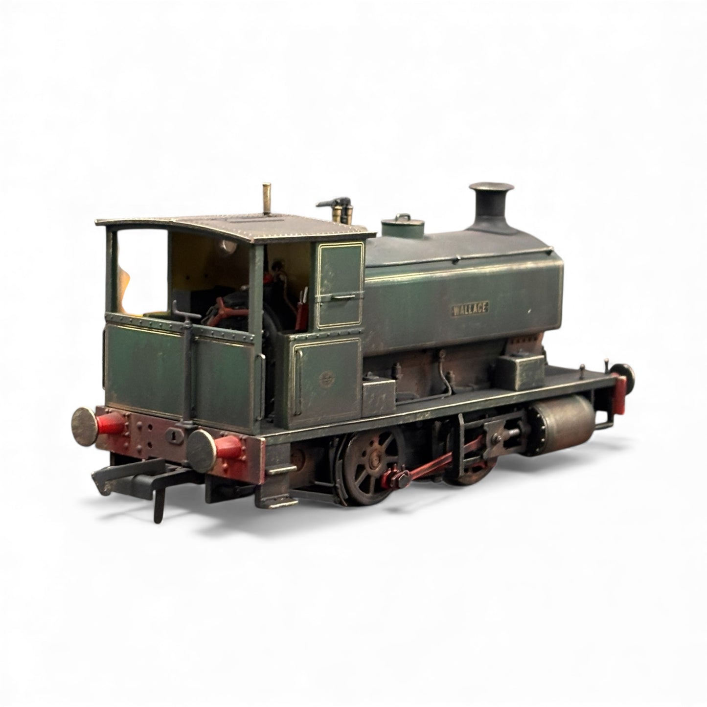Accurascale - Andrew Barclay 0-4-0ST 14" Wallace - Lined Green - Weathered