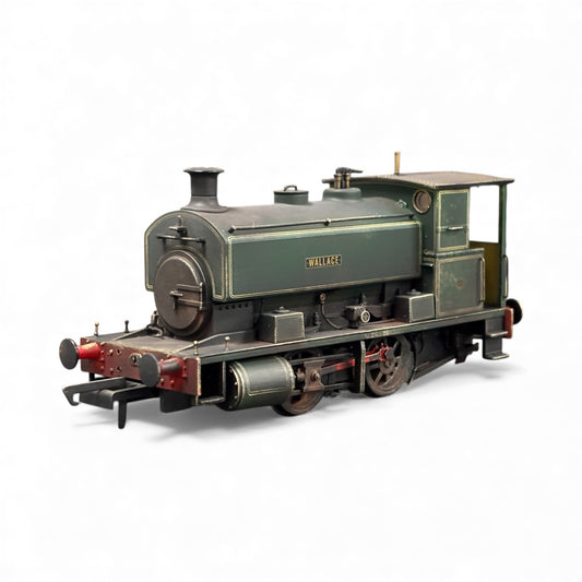 Accurascale - Andrew Barclay 0-4-0ST 14" Wallace - Lined Green - Weathered