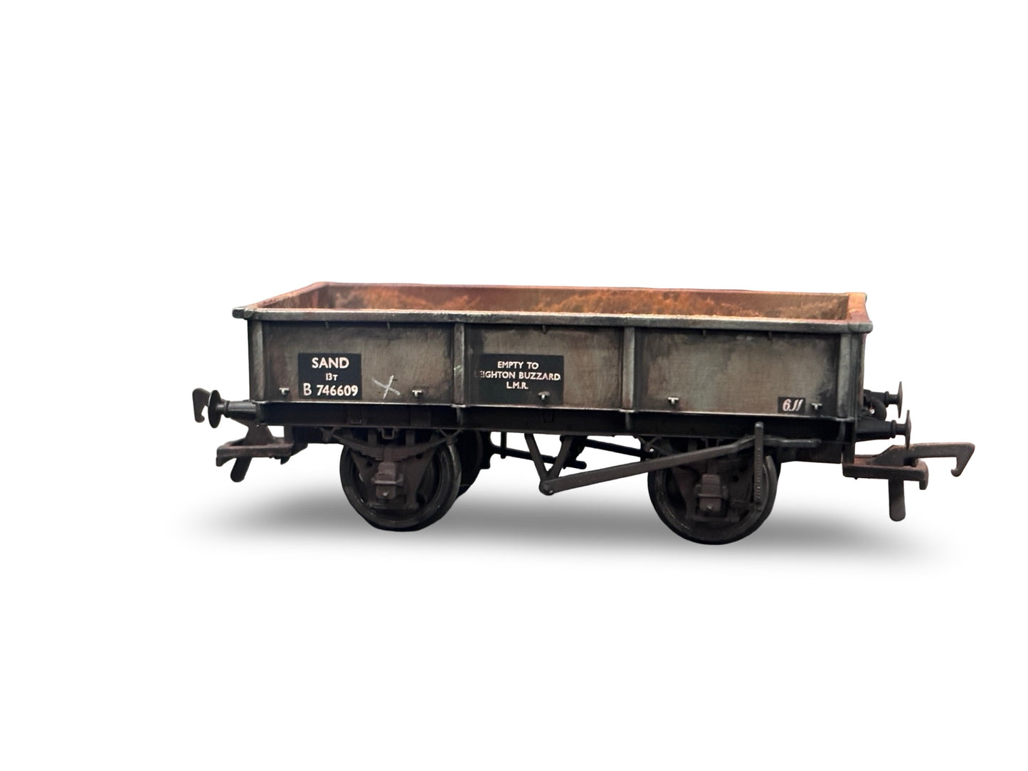 Bachmann 13T Tippler Wagon BR Grey - Weathered (B)