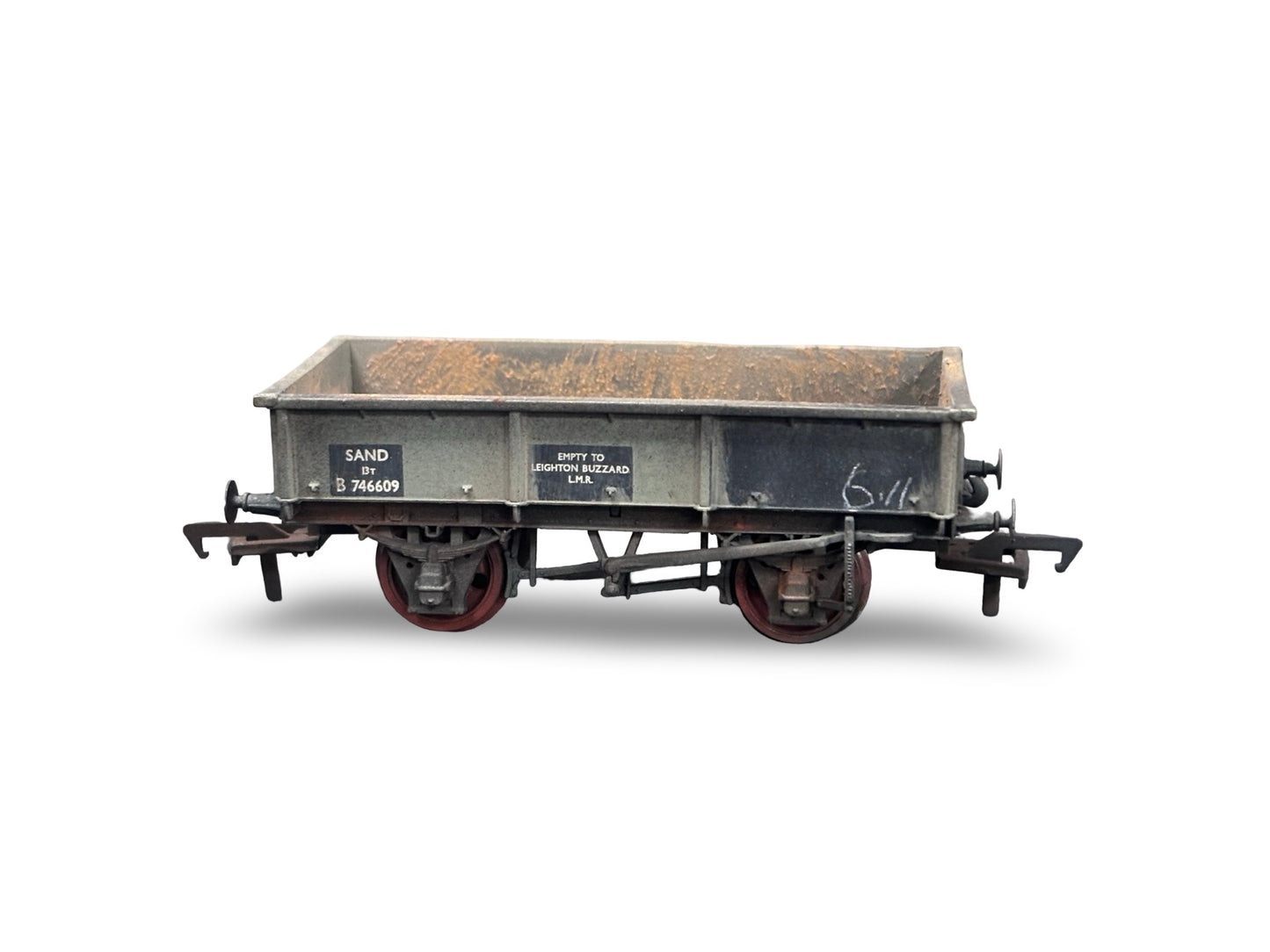 Bachmann 13T Tippler Wagon BR Grey - Weathered (C)