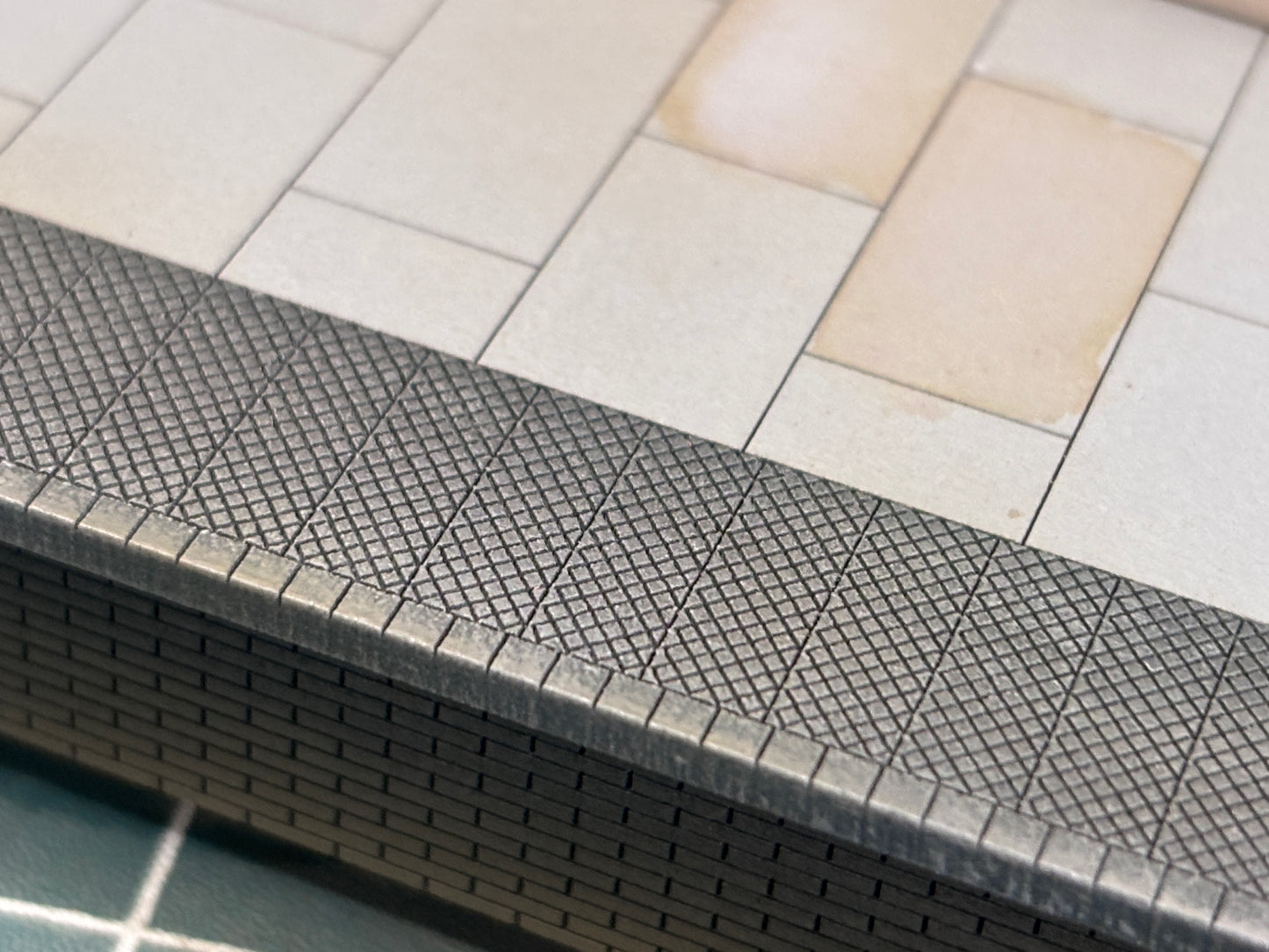 GWR Paved Single Sided Platform Straight - 120mm