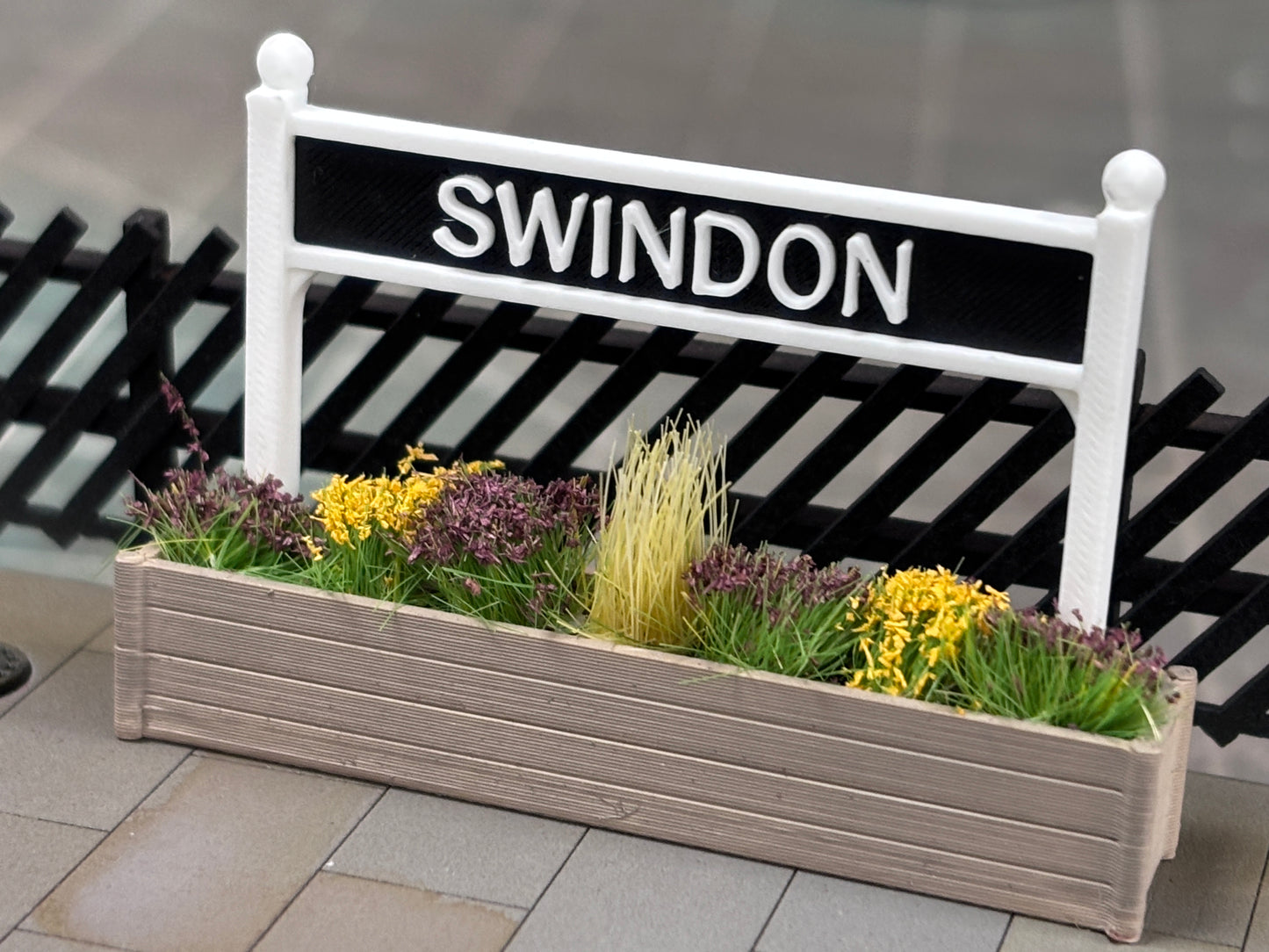 Station Platform Name Boards - OO Gauge
