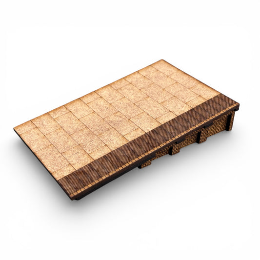 GWR Paved Single Sided Platform End Ramp - 120mm