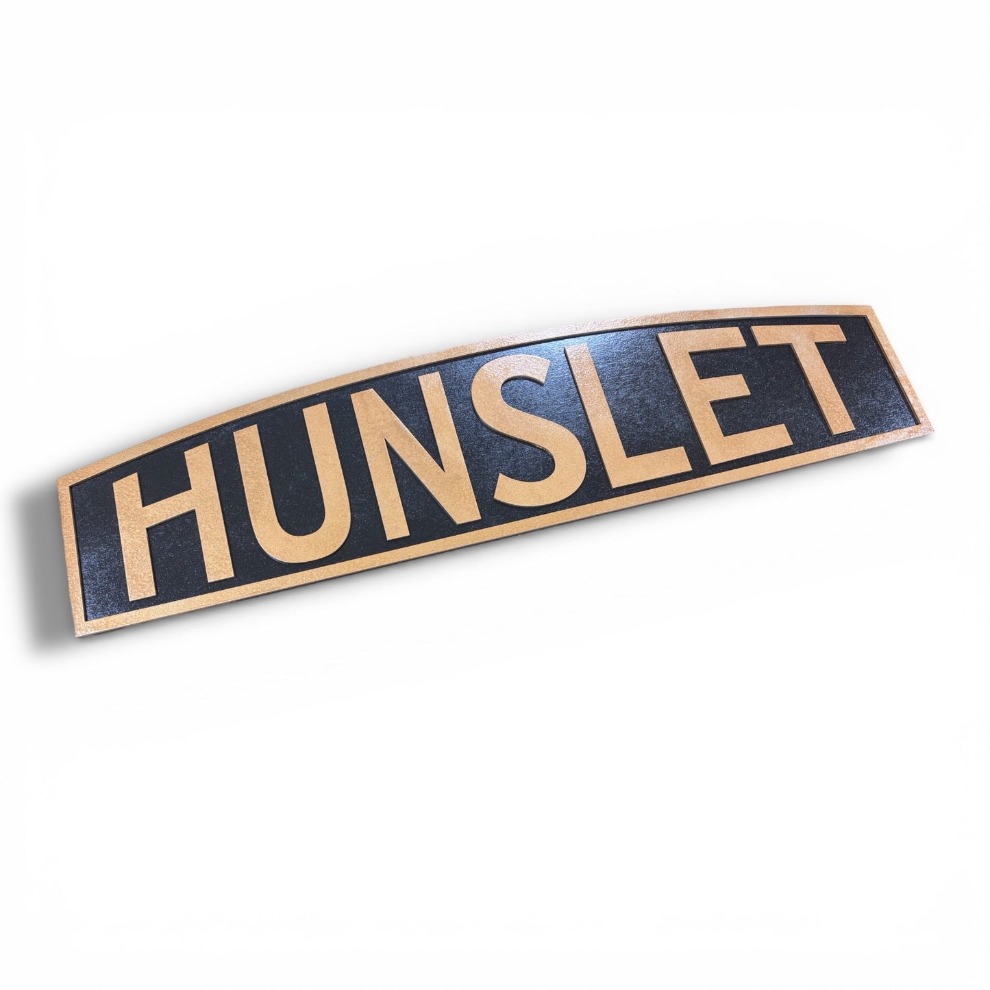 Replica Hunslet Bonnet Badge - Black