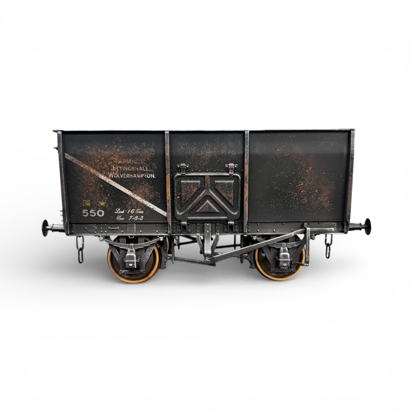 7F-041-006 O Gauge 14T Slope Sided Mineral Black 550 Tarmac - Rusty Weathered 2