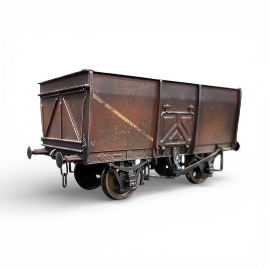 7F-041-003 O Gauge 14T Slope Sided Mineral Bauxite MOT 23763 - Rusty Weathered 3