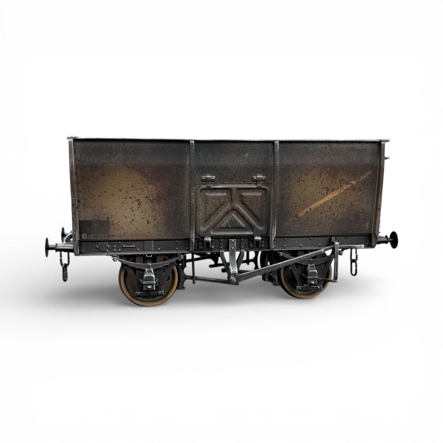 7F-041-008 O Gauge 14T Slope Sided Mineral BR Grey B197525 - Rusty Weathered 1