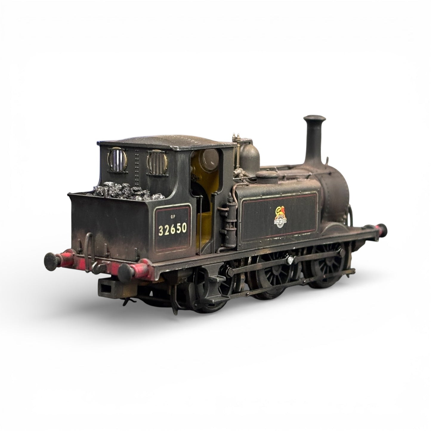 Dapol 4S-010-012 Terrier A1X Class BR Lined Black E/Crest Ex Isle of Wight - Weathered