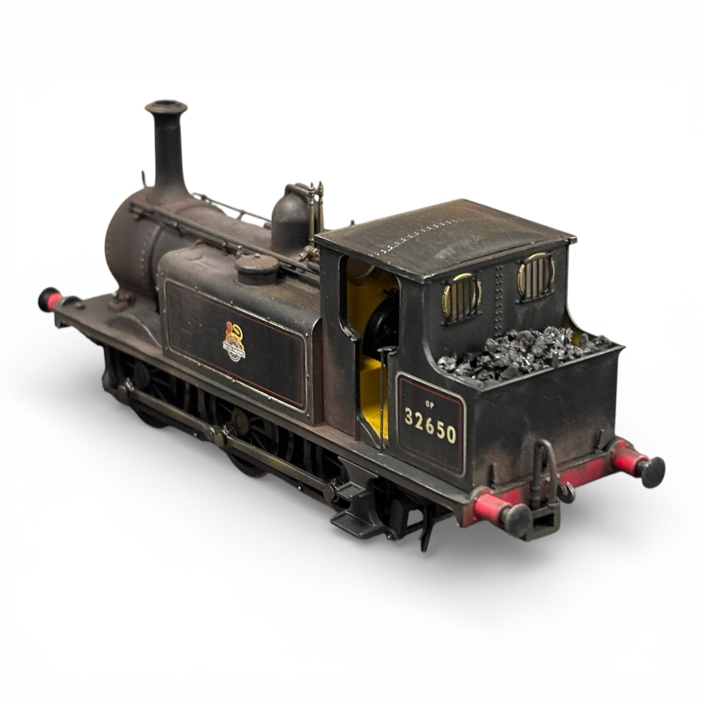Dapol 4S-010-012 Terrier A1X Class BR Lined Black E/Crest Ex Isle of Wight - Weathered