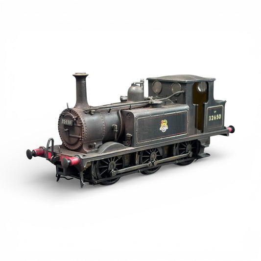Dapol 4S-010-012 Terrier A1X Class BR Lined Black E/Crest Ex Isle of Wight - Weathered