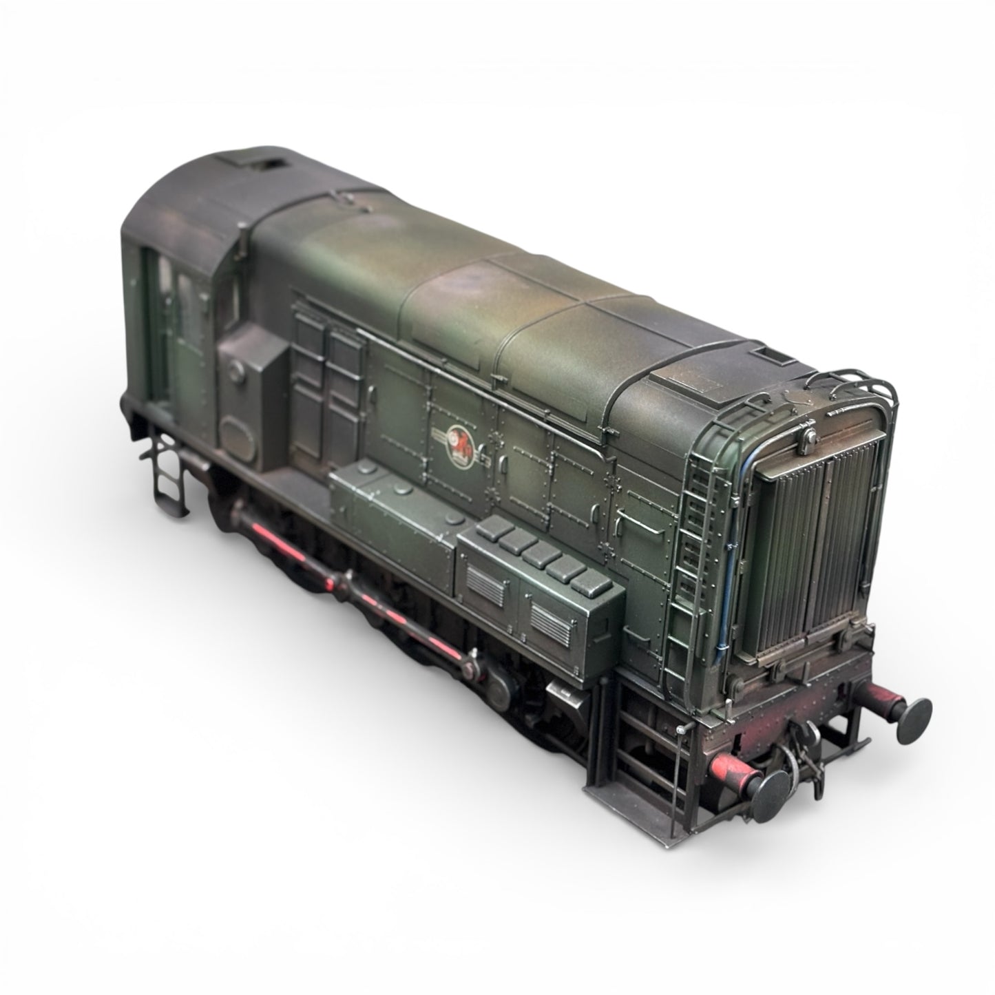 7D-008-018U O Gauge Class 08 BR Green Late Crest Unnumbered - Weathered
