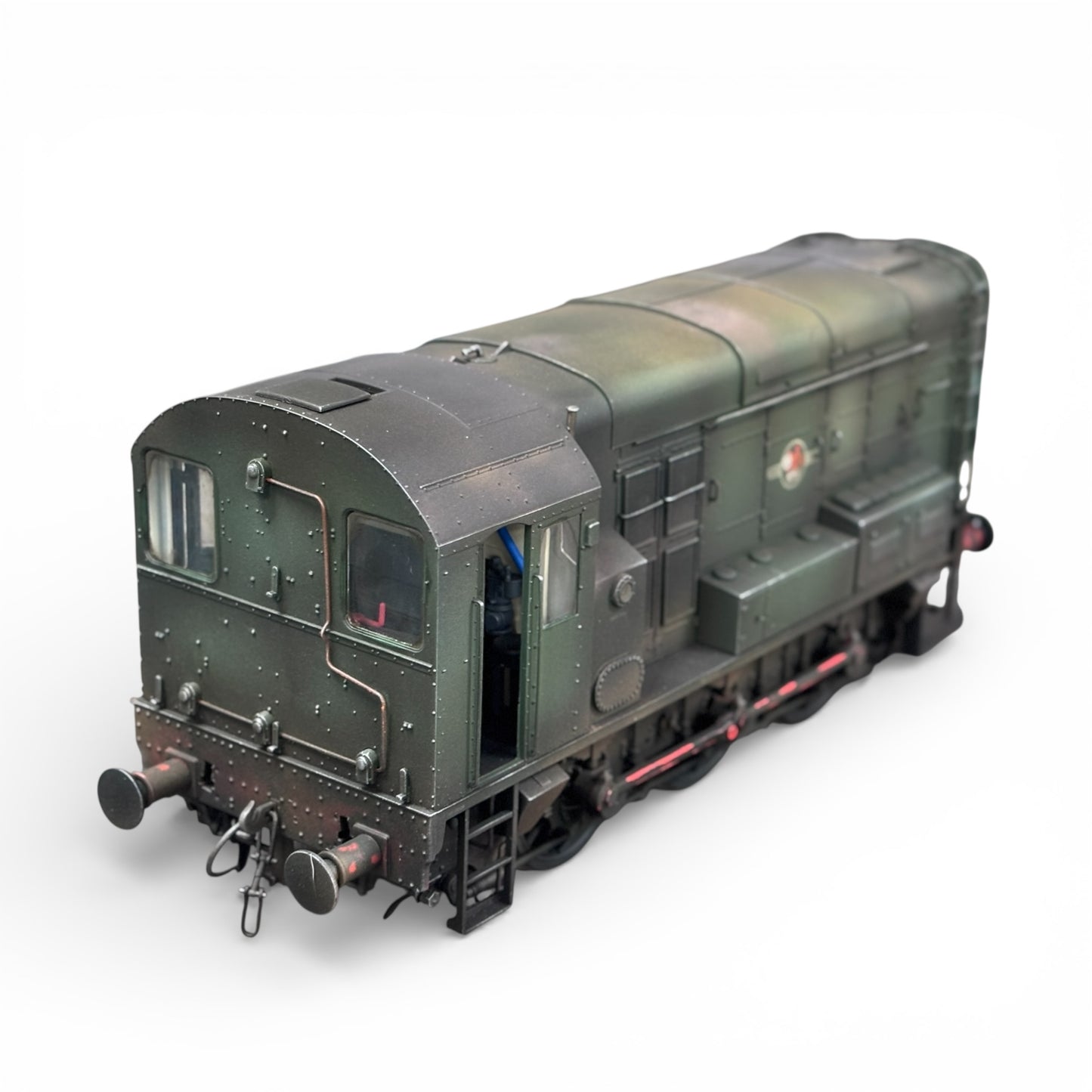 7D-008-018U O Gauge Class 08 BR Green Late Crest Unnumbered - Weathered