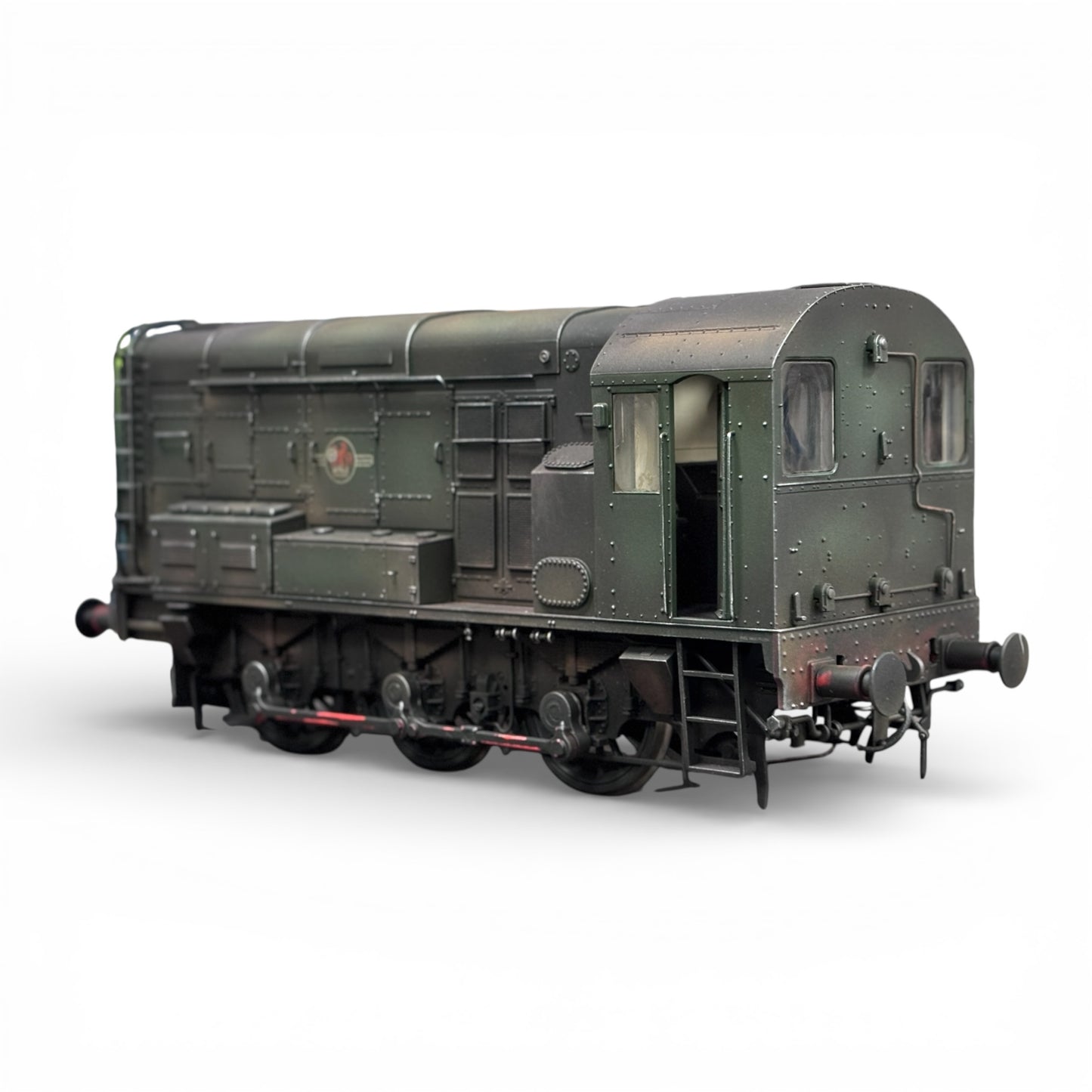 7D-008-018U O Gauge Class 08 BR Green Late Crest Unnumbered - Weathered