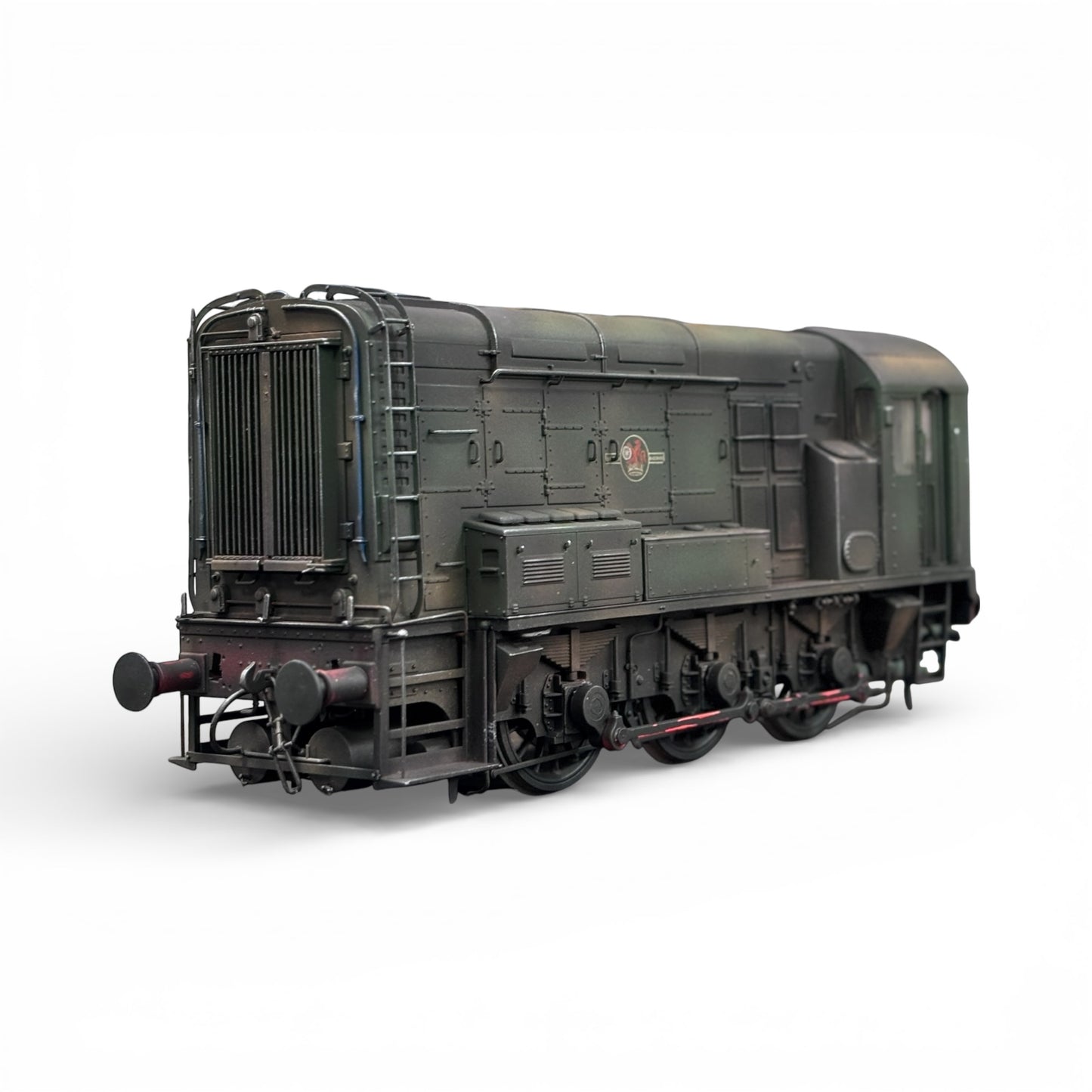 7D-008-018U O Gauge Class 08 BR Green Late Crest Unnumbered - Weathered