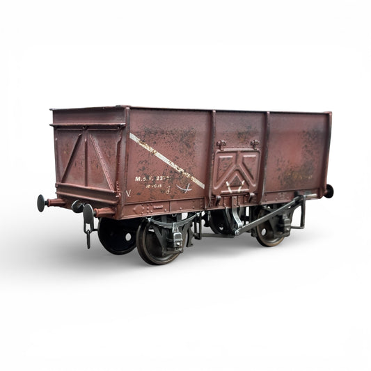 7F-041-003 O Gauge 14T Slope Sided Mineral BR Bauxite 23763- Weathered (A)