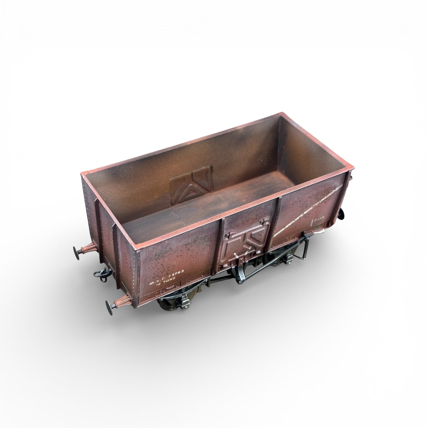 7F-041-003 O Gauge 14T Slope Sided Mineral BR Bauxite 23763- Weathered (C)