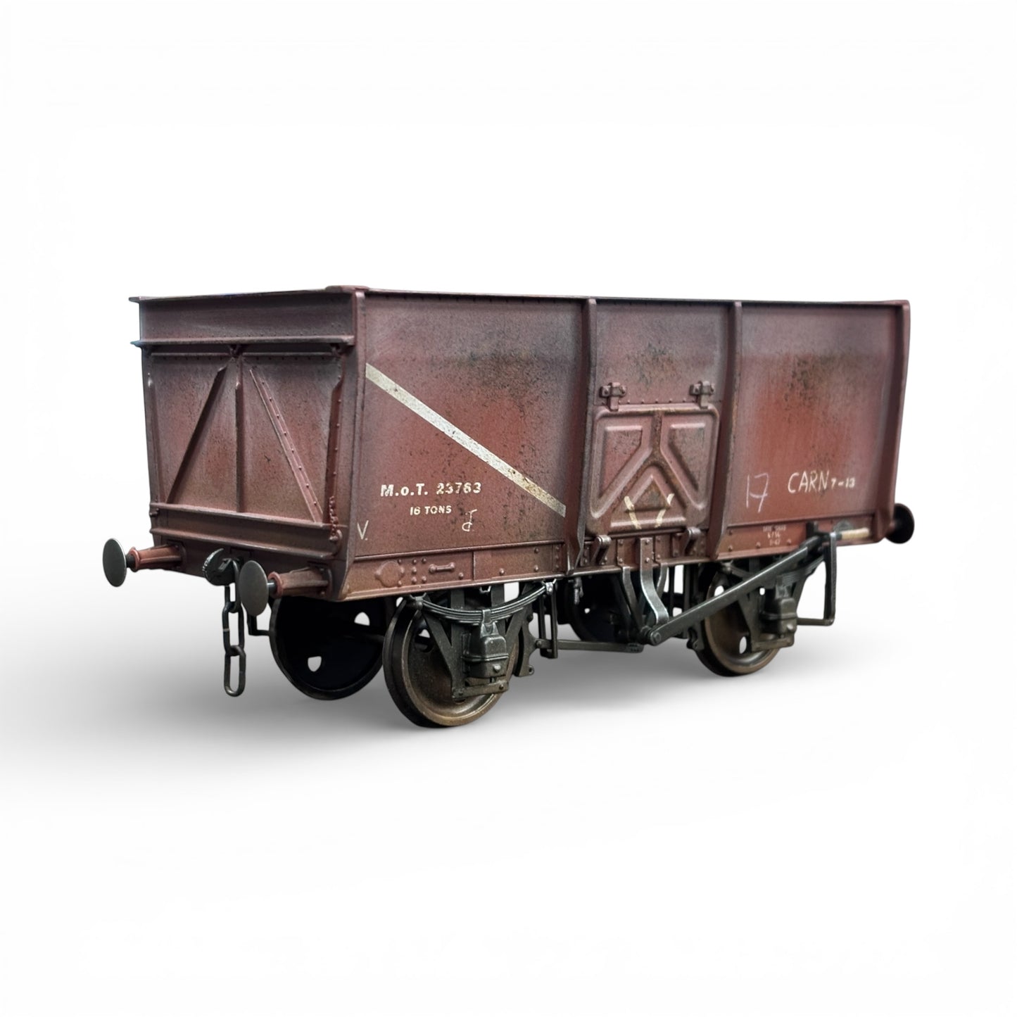 7F-041-003 O Gauge 14T Slope Sided Mineral BR Bauxite 23763- Weathered (C)