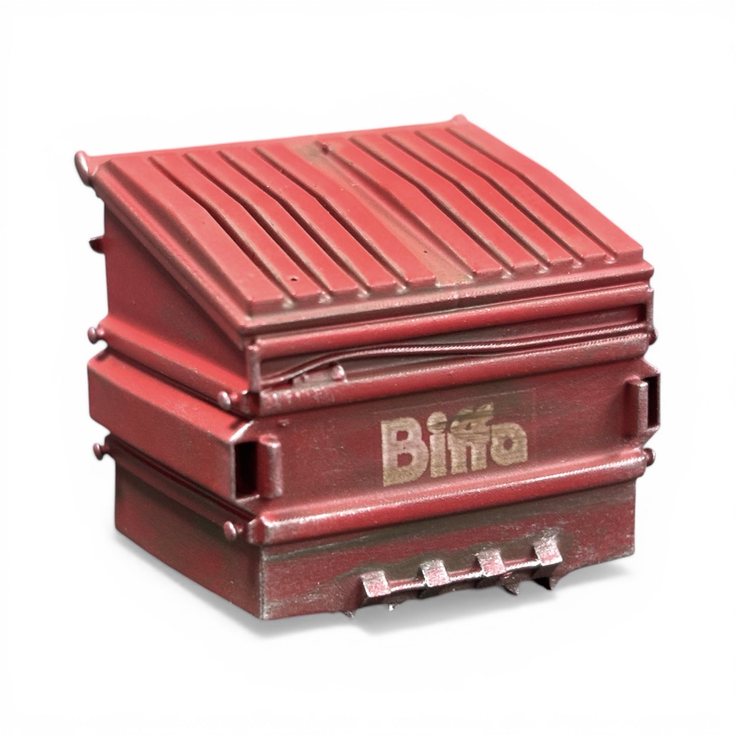 'Biffa' Front End Loading Bin - Weathered - O Gauge
