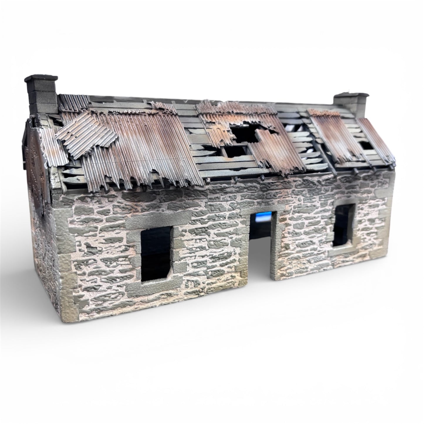 Custom Shop Derelict Cottage O Gauge - Ready to Go!