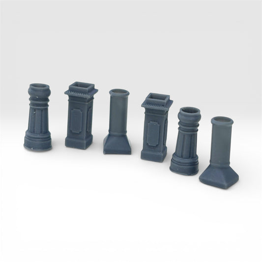 Chimney Pot Selection - Large - OO Gauge