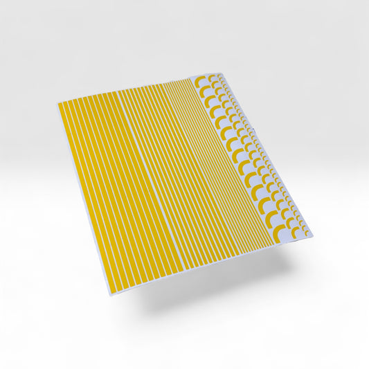Yellow Warning Stripes - OO Gauge/4mm