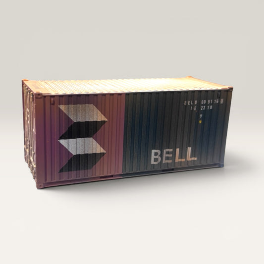 BELL 20ft Shipping Container - OO Gauge - Weathered