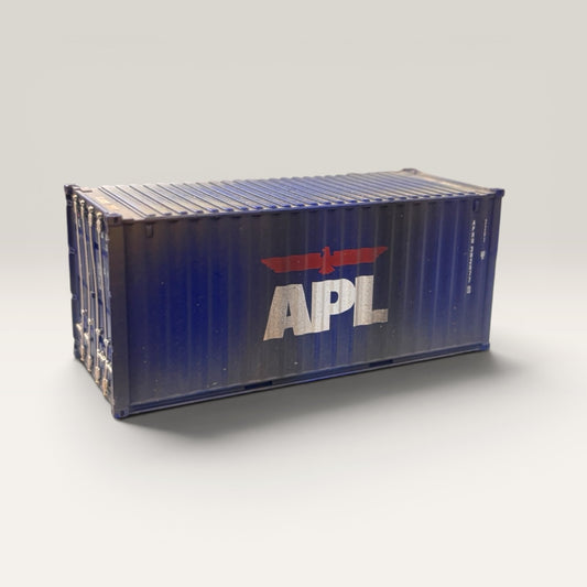 APL 20ft Shipping Container - OO Gauge - Weathered