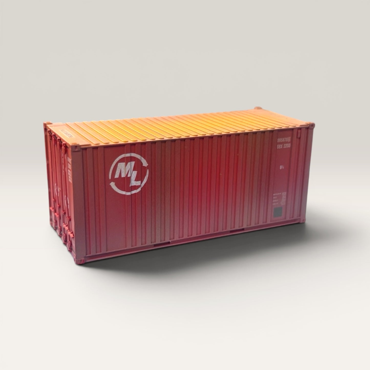 ML 20ft Shipping Container - OO Gauge - Weathered