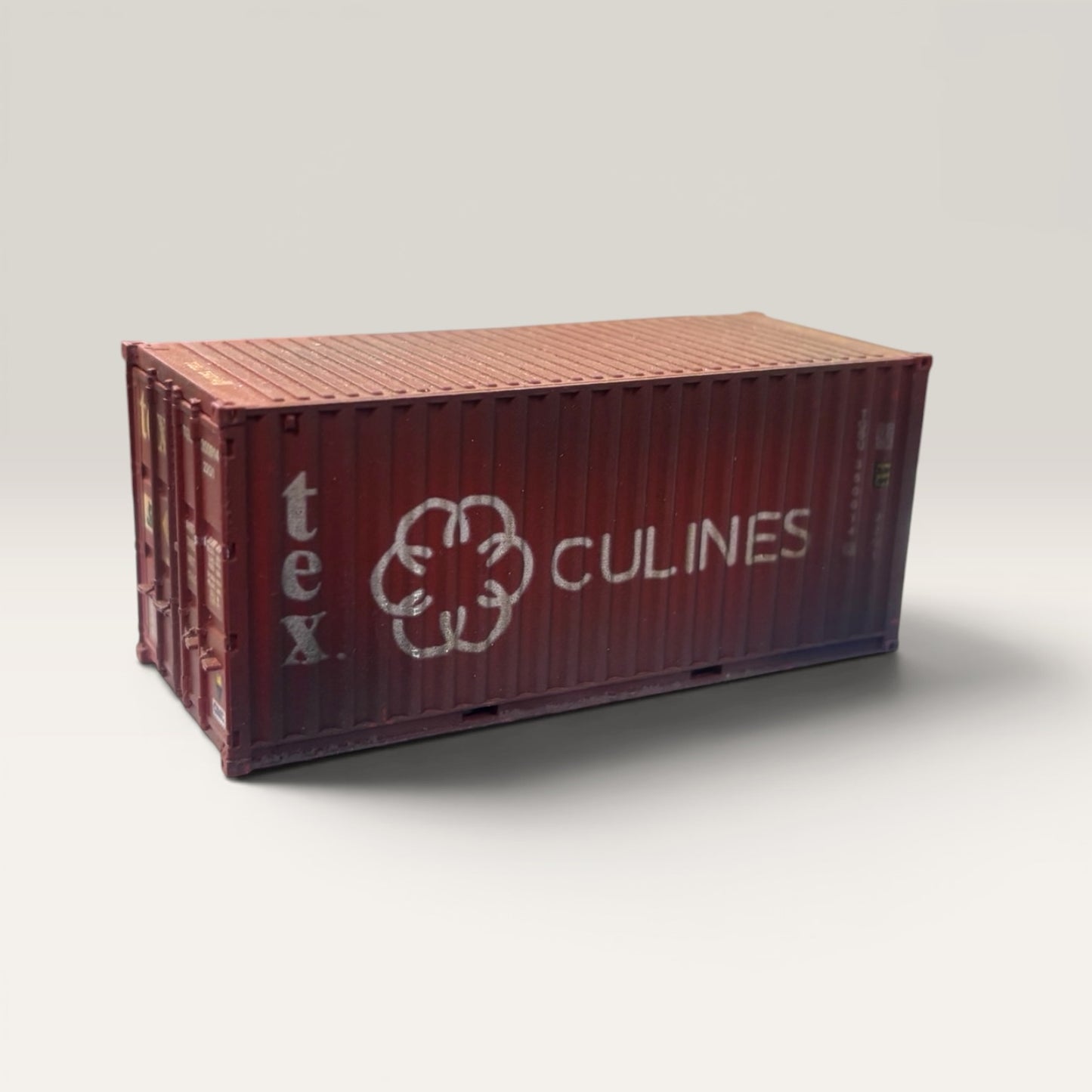 CULINES 20ft Shipping Container - OO Gauge - Weathered