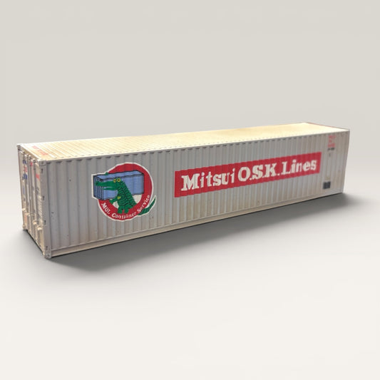 MITSUI OSK LINES 40ft Shipping Container - OO Gauge - Weathered