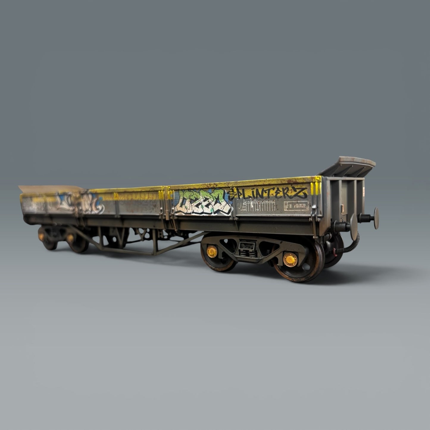 Dapol YCV Turbot Wagon Engineers Dutch - Vandalised & Weathered (B-Stock)