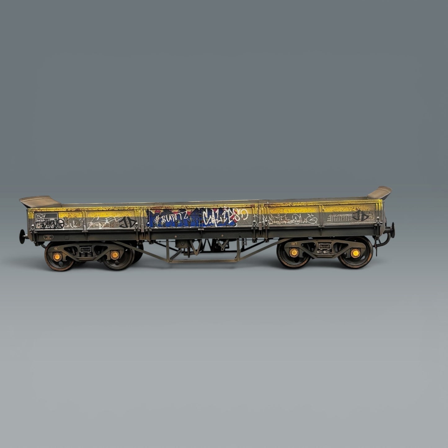 Dapol YCV Turbot Wagon Engineers Dutch - Vandalised & Weathered (B-Stock)