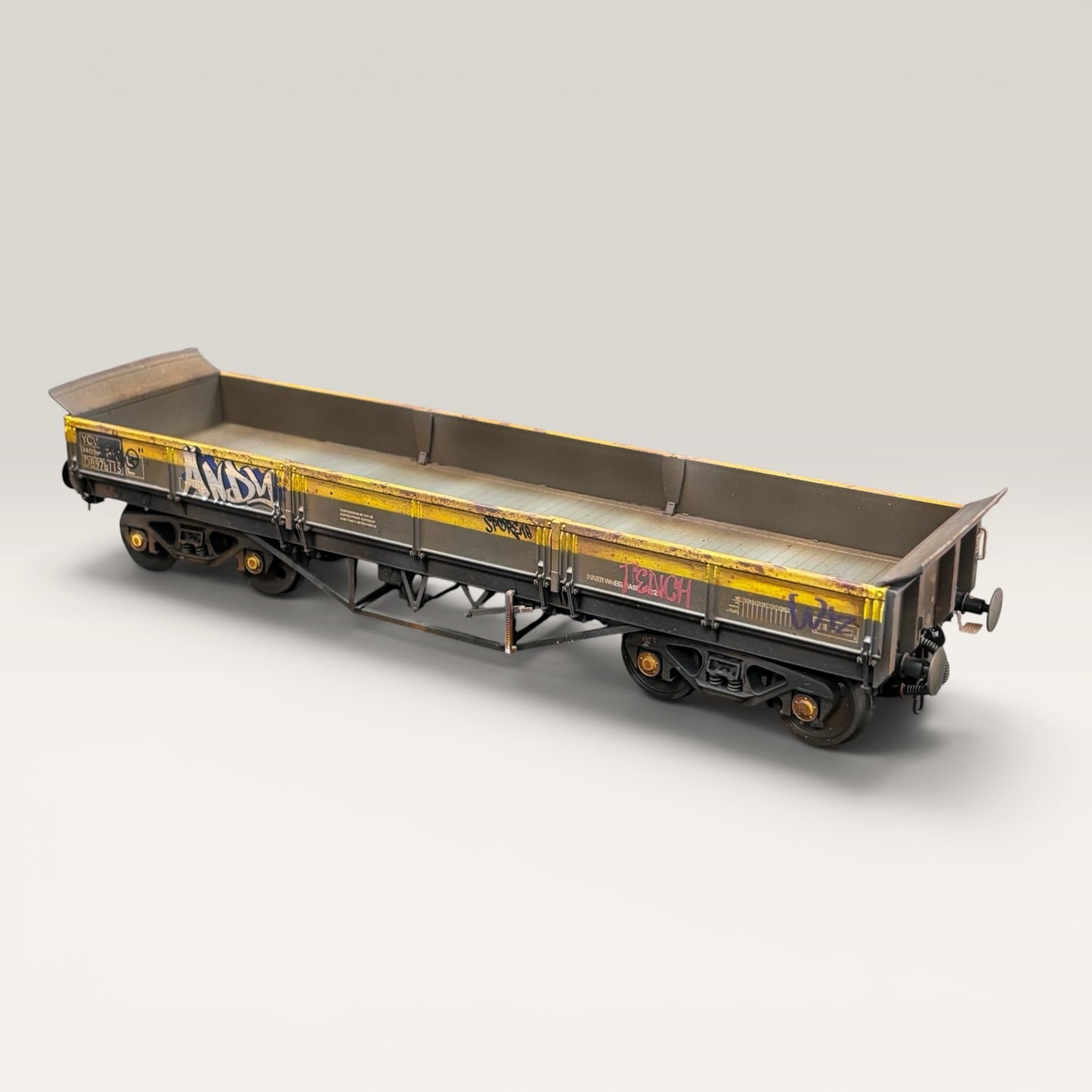 Dapol YCV Turbot Wagon Engineers Dutch - Vandalised & Weathered (B-Stock)