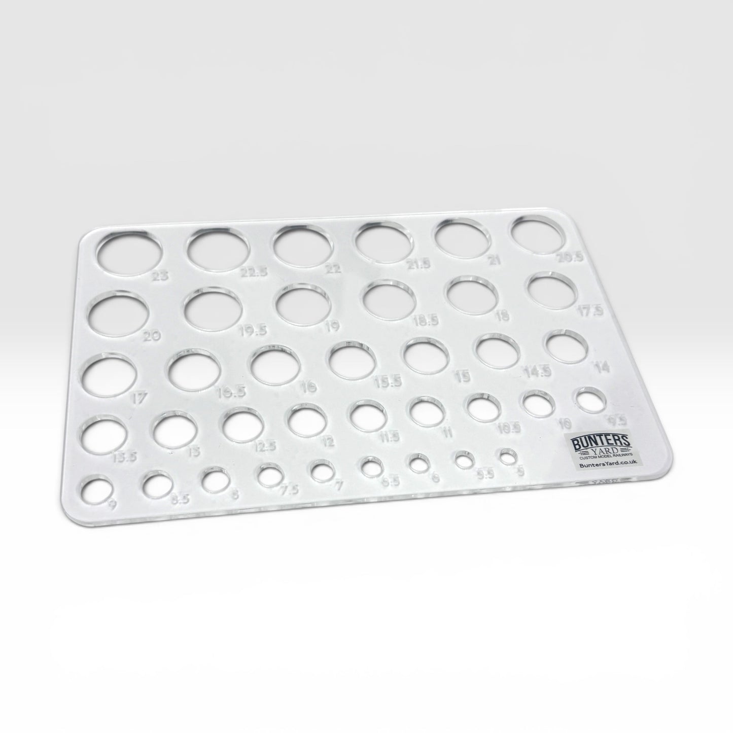 Clear Acrylic Wheel Painting Mask