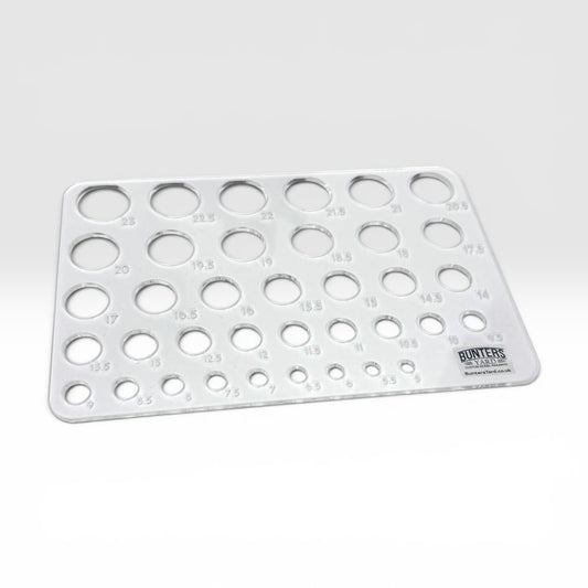 Clear Acrylic Wheel Painting Mask