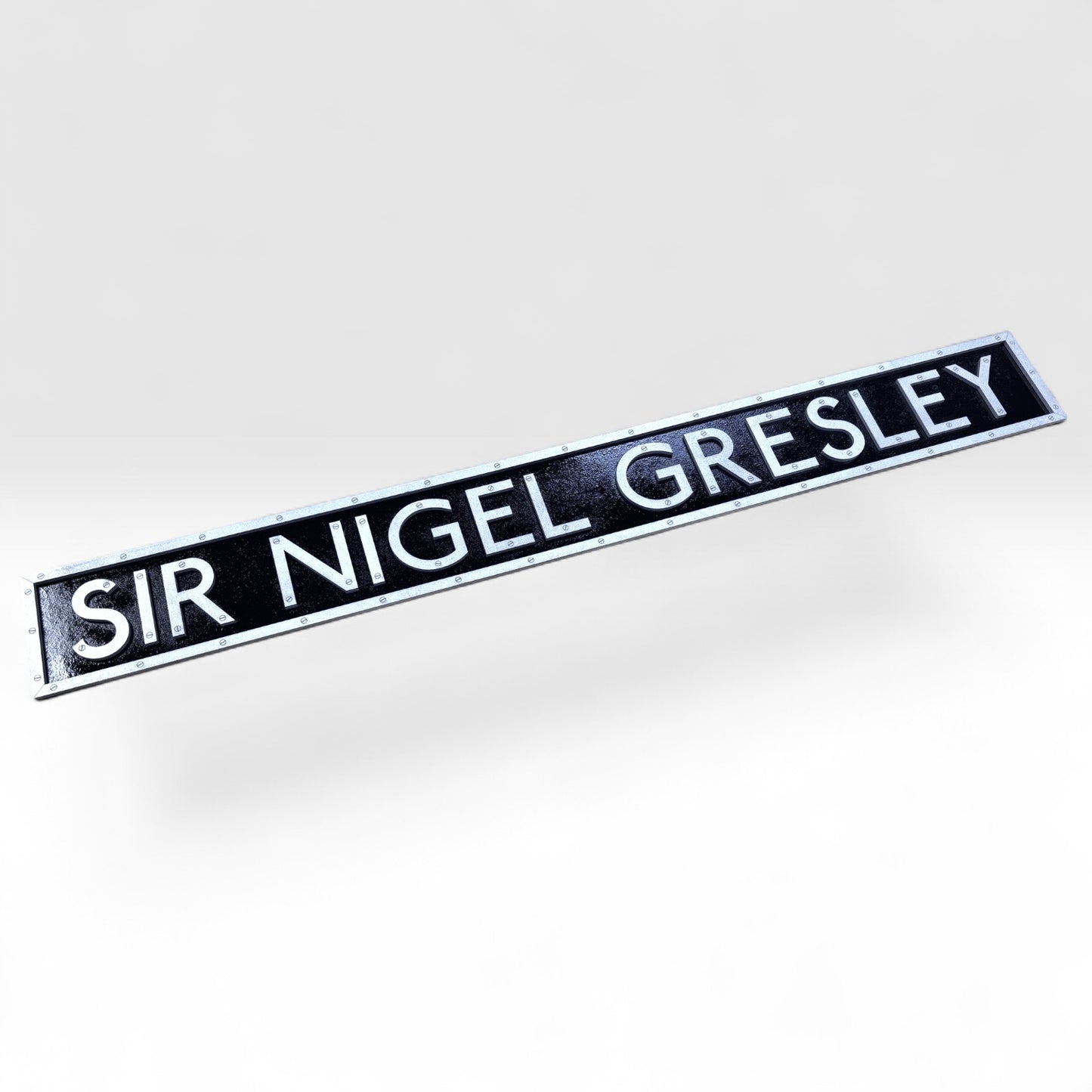 'Sir Nigel Gresley' Nameplate - Black