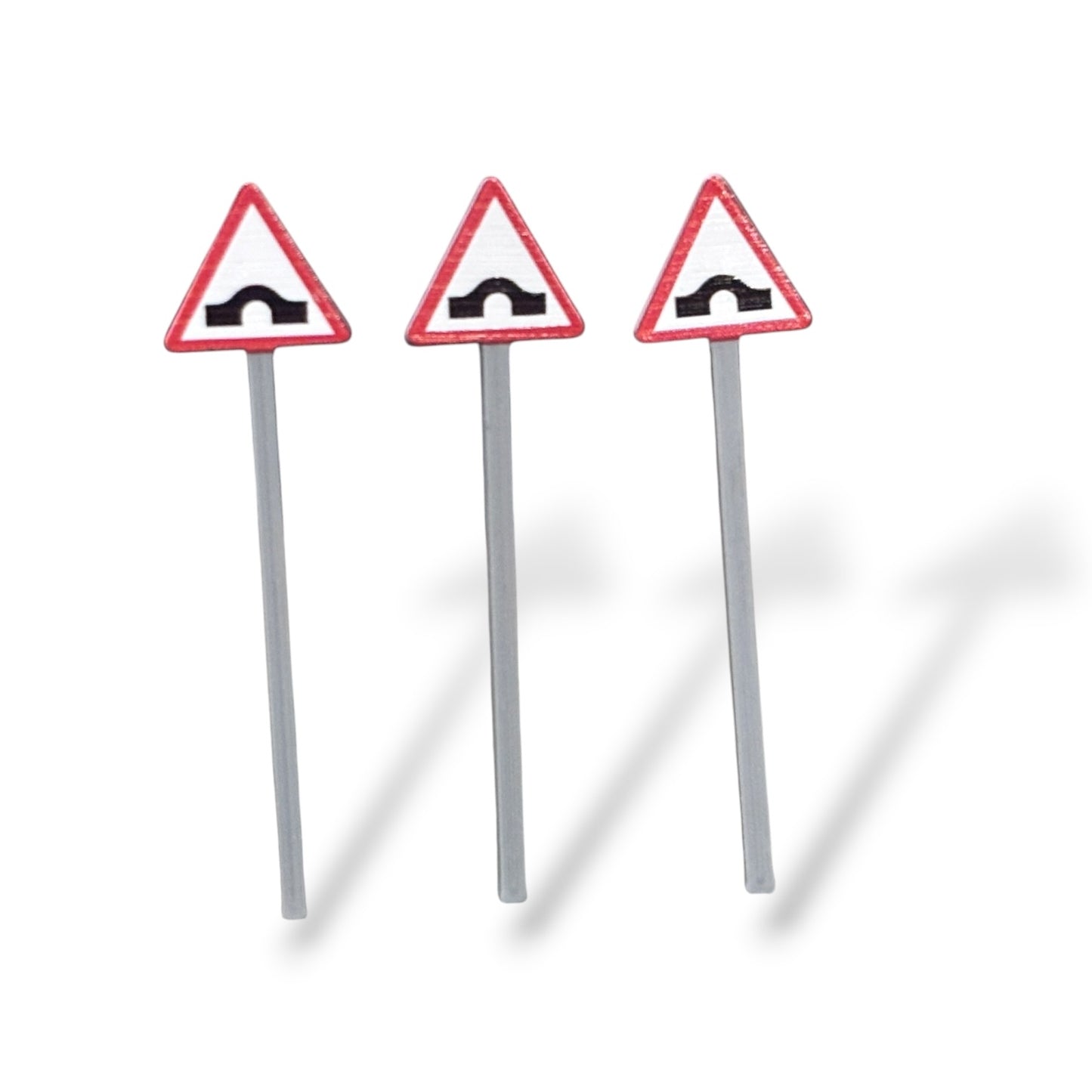 'Bridge Ahead' Triangular Road Sign - OO Gauge
