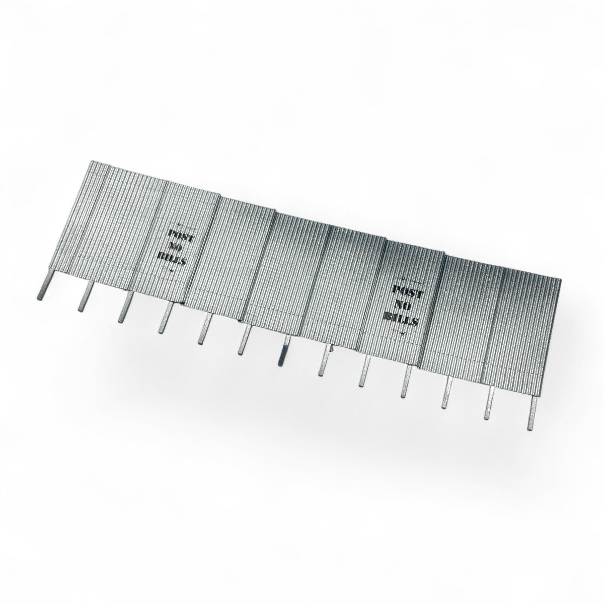 Vandalised Corrugated Fence - OO gauge