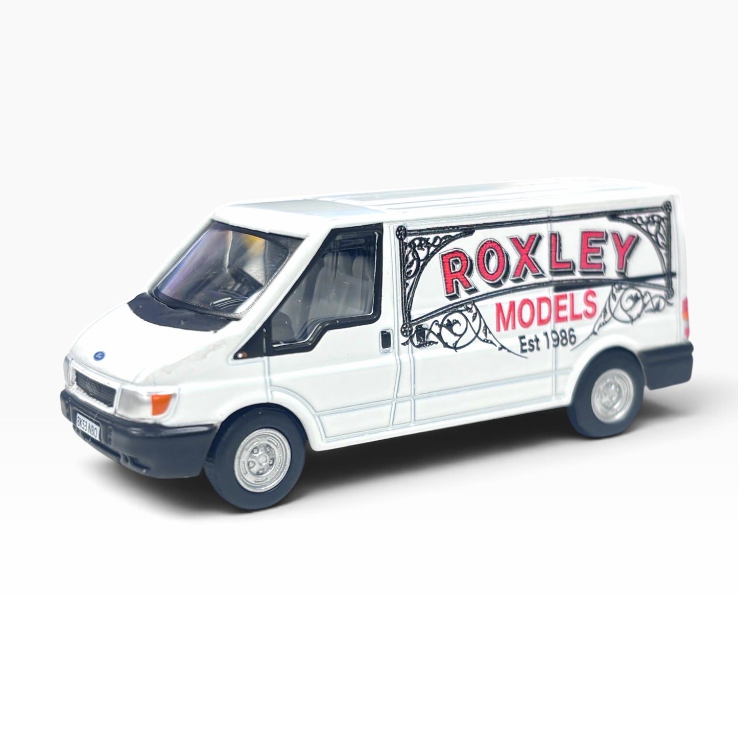Oxford Diecast DAF 2800 Short Van Trailer White - 1:76 -  SP184A