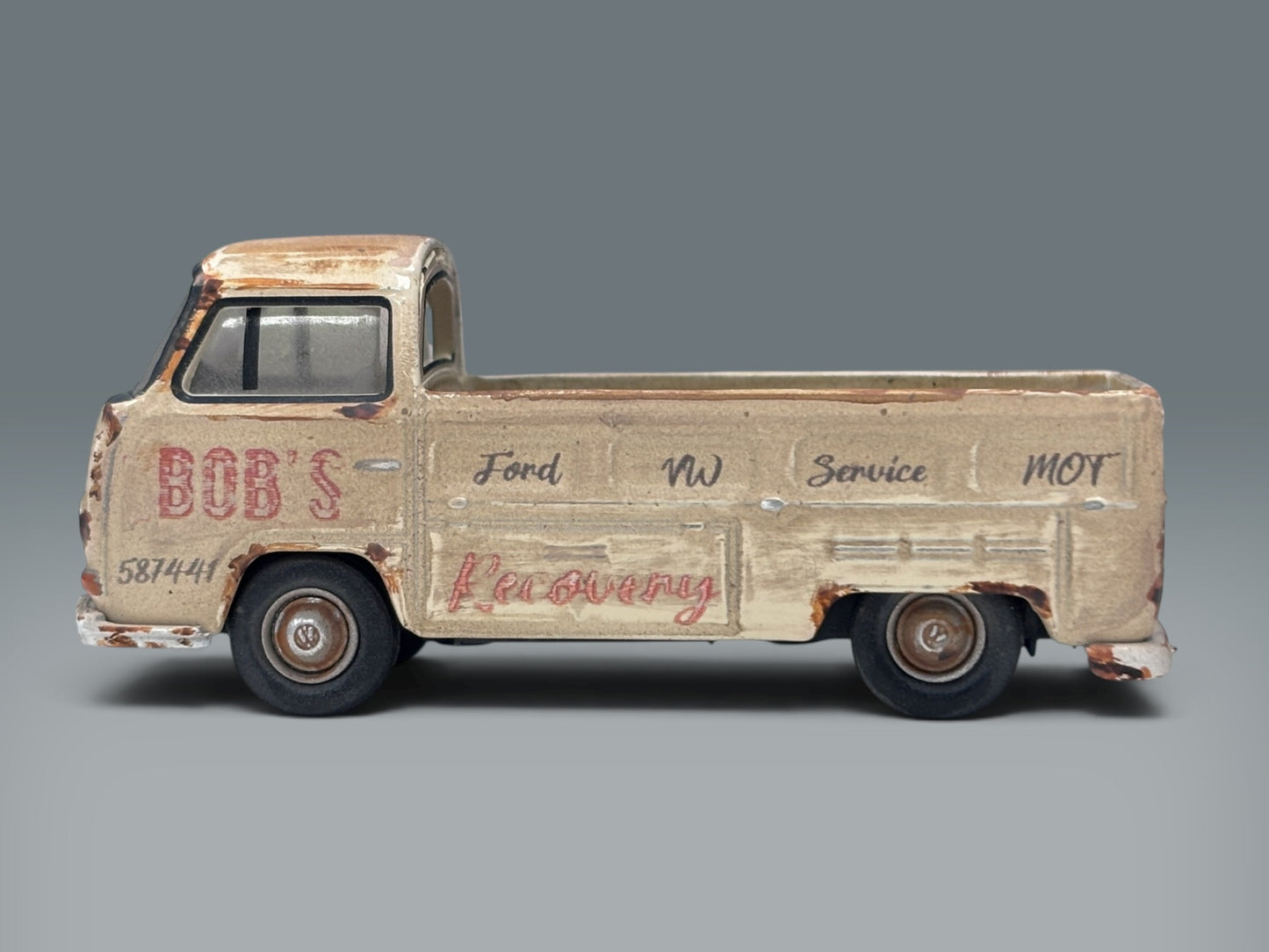 Oxford Diecast VW T2 Bay Window Retro Garage Pick Up - 1:76