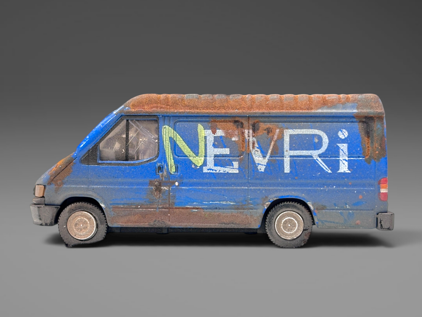 Oxford Diecast Transit LWB High Roof Relic Delivery Van - 1:76